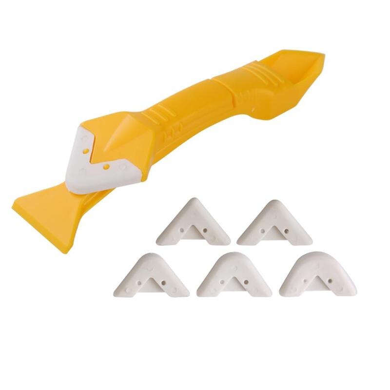 Scraper Squeegee Flooring Tools Floor Cleaner Angle Remove Glue Tool Residual Shovel Tile Glass E3Q6: yellow