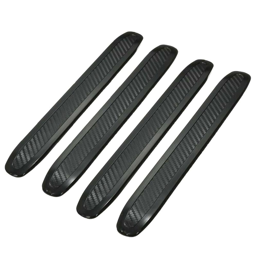 4pcs Universal Car Bumper Corner Rubber Strip Anti-rub Protector Guards Parts