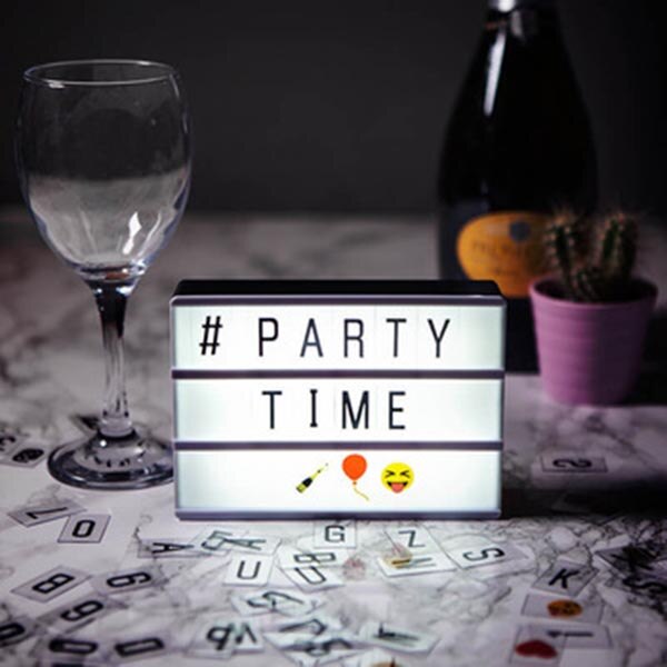 High A5 Size LED Combination Light Box Night Lamp DIY Letters Cards USB Powered Cinema Lightbox LG66