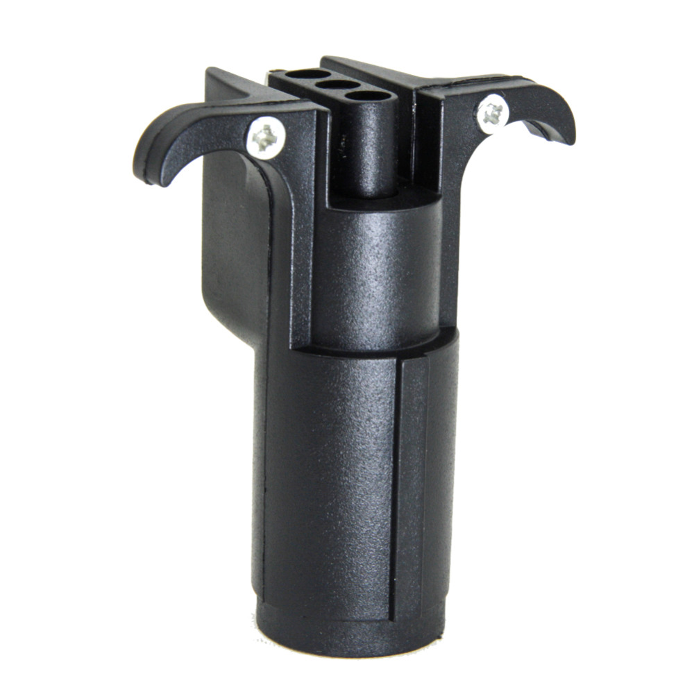 TIROL 6 Way Round Pin to 4 Way Flat Trailer Wiring Adapter Trailer Light Plug Connector RV Boat