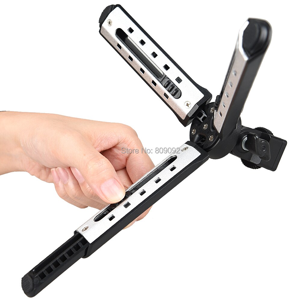 MT01 Mini Tripod Folding Tabletop Stand Portable Camera w/1/4" Mounting Screw 5 Levels for Godox AD200 Godox A1 Flash DSLR/ DV
