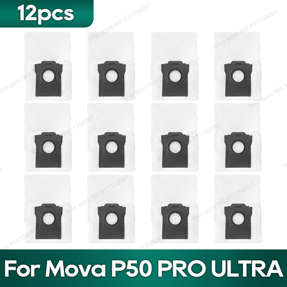 Compatibile con Mova P50 pro ultra, Mova P10 pro ultra, MOVA P10 ultra Accessori Tricut spazzola Filtro Hepa Mocio Sacchetto per la polvere in tessuto: esercito verde