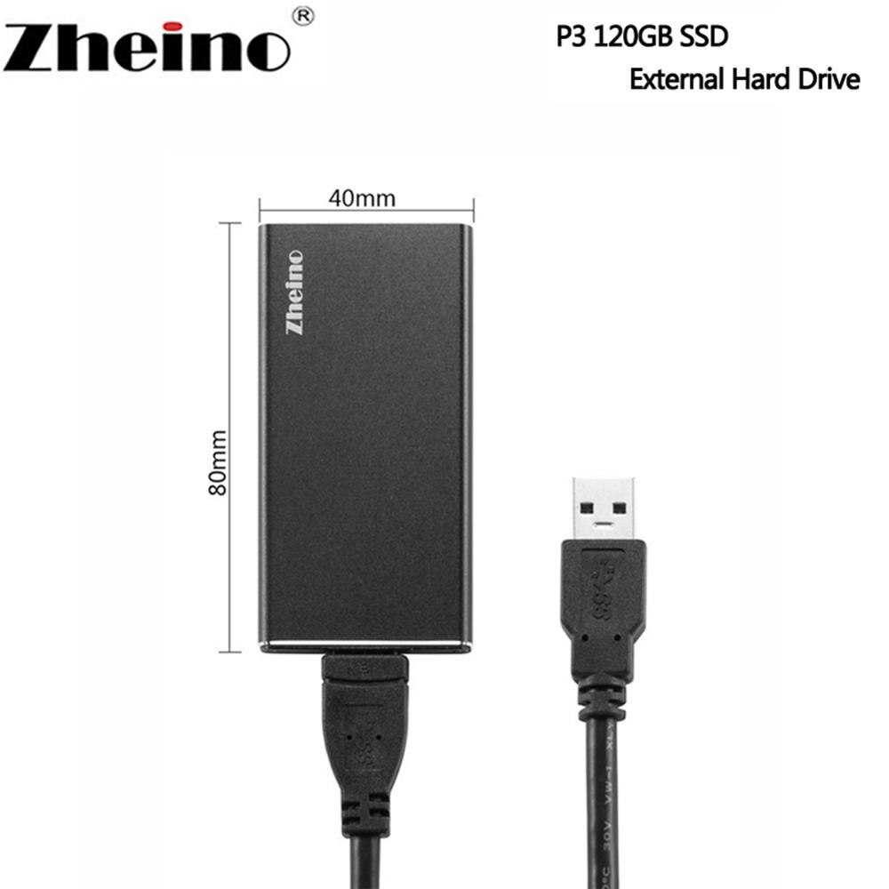 Zheino trasporto SSD USB 3.0 120GB 240GB 480GB 128GB 256GB 512GB duro Disk Esterno dischi Caso di Alluminio per Il computer Portatile desktop