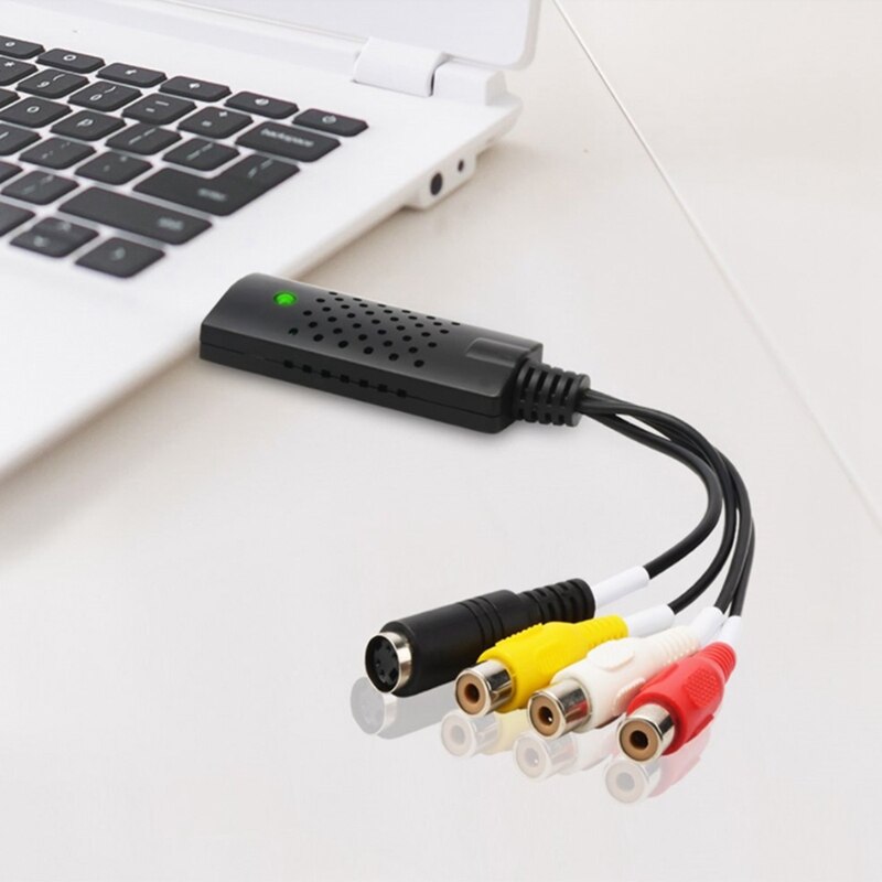 VHS to Digital Converter USB 2.0 Video Converter Audio Capture Card VHS Box VHS VCR TV to Digital Converter