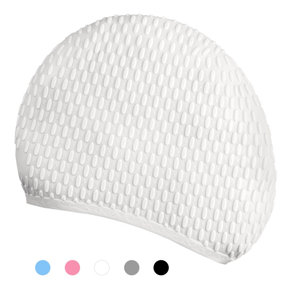 Volwassenen Badmuts Silicone Mannen Vrouwen Badmuts Voor Lang Haar Kort Haar Gorra Negra Zwemmen Hoed