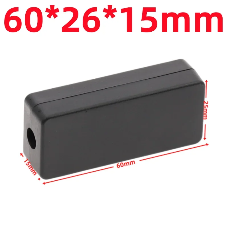1pc Waterproof Black/white Housing Instrument Case ABS Plastic Project Box Storage Case Enclosure Boxes Electronic Supplies: Brown&White