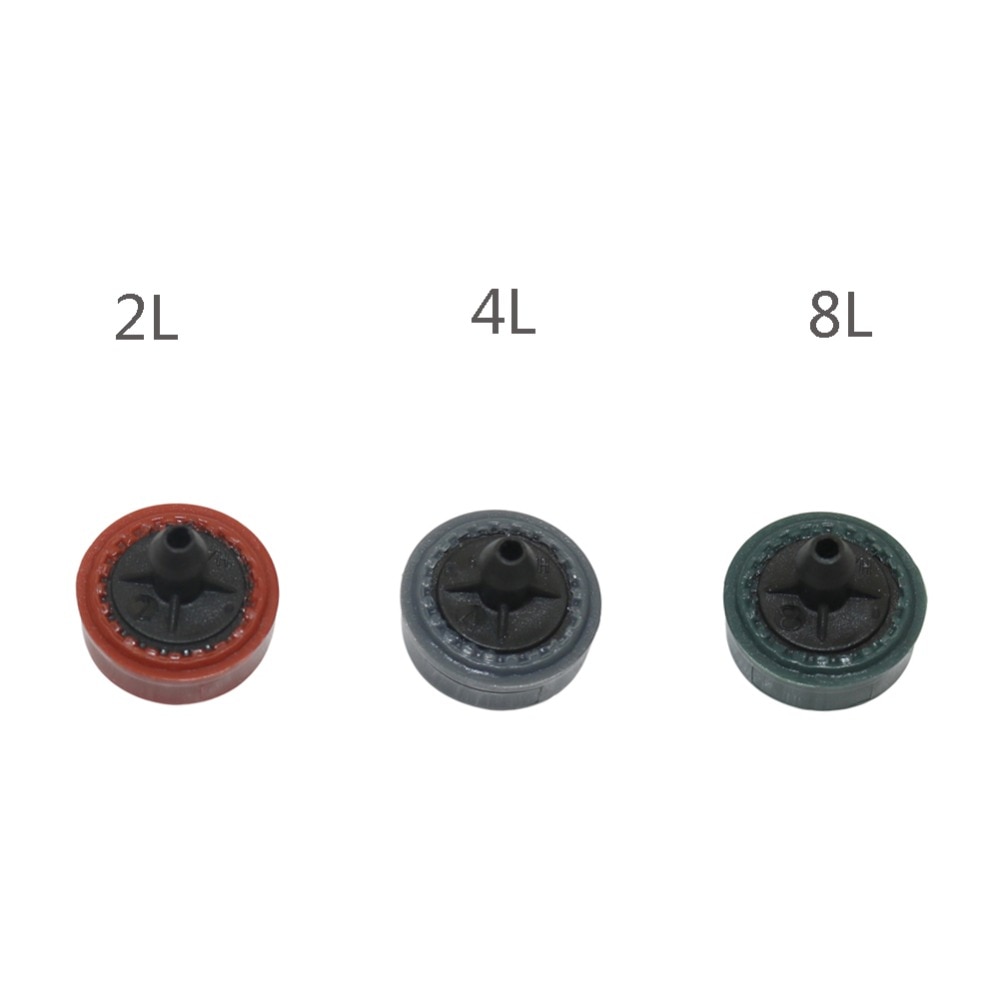 2L/H, 4L/H, 8L/H Mini Druppelaar Druk Compenseren Drip Emitter On-line Druppelaar Landbouw Drip Emitter Druppelirrigatie 40 Pcs