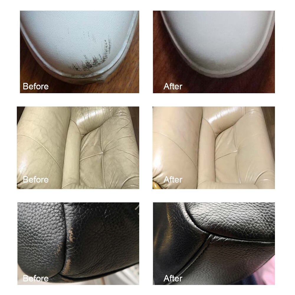 Forauto 30Ml Universele Lederen Reparatie Tool Autostoel Sofa Jassen Holes Scratch Scheuren Leer En Vinyl Restorer Geen Warmte vloeibare