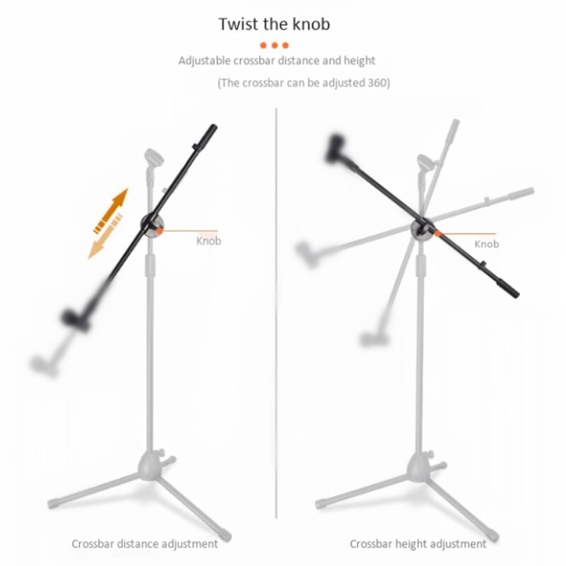 Microphone Floor Stand Bracket Accessories Can Be Rotated