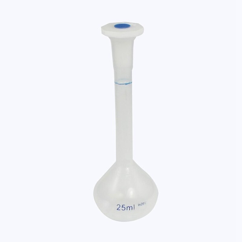 Laboratoire de chimie Vase en plastique blanc transparent en forme de béchers à mesurer flacons 25ml