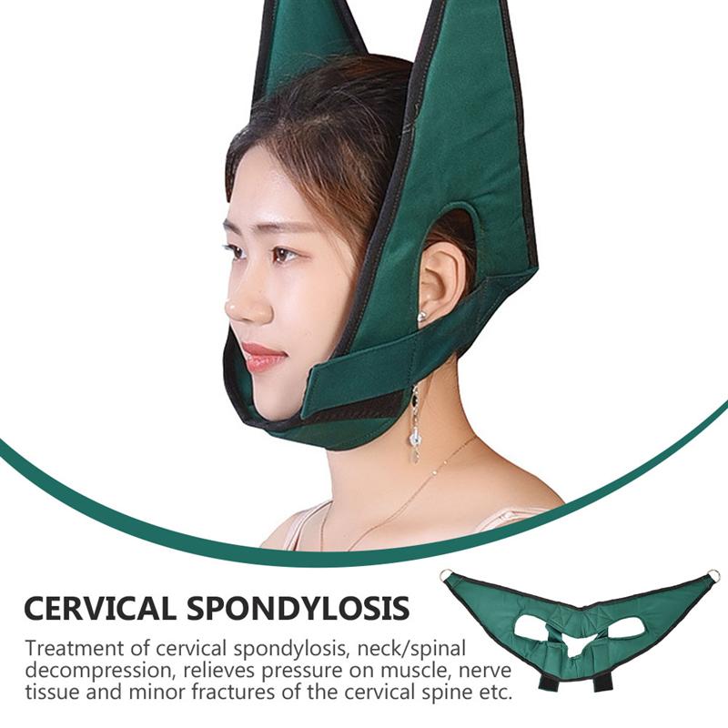 1pc Neck Massage Belt ​Cervical Traction Belt Household Neck Fixation Band Neck Physical Therapy Strap Head Hammock​