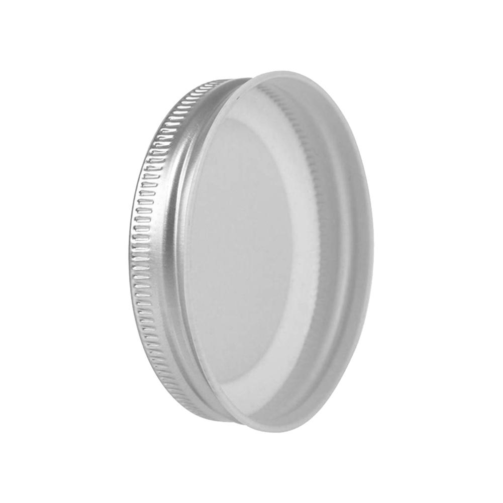 12 kpl 70mm 86 mmreusable lasipurkkiin luukut leveäsuiset tiiviisiin tiiviste kansi säilöntäastioiden hopea