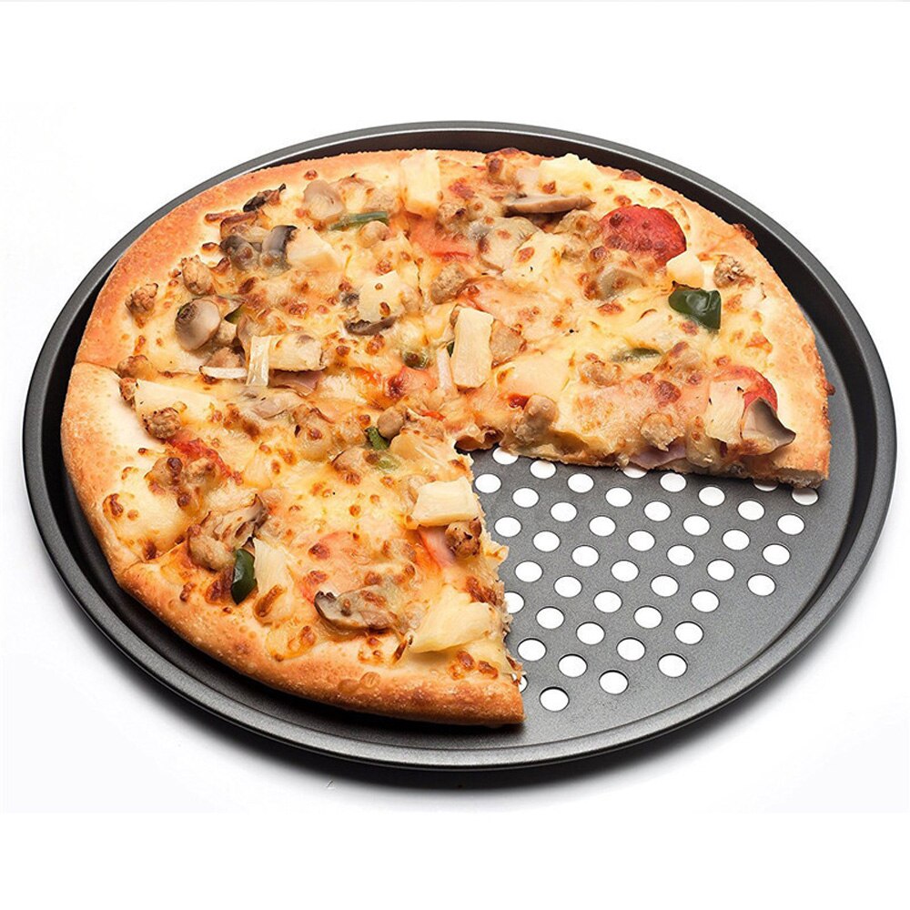 Pizza Bakken Pan Non-stick Pizza Stenen Pizza Pan Pizza Bakken Pan Tray Mesh Lade Plaat Keuken Accessoires Bakken gereedschap