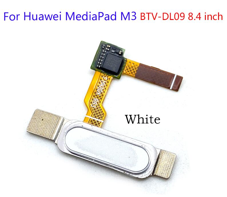 Sensor Flex Kabel Voor Huawei Mediapad M3 Lite 10.1 M5 10.8 Inch Home Button Vingerafdruk Menu Return Key Flex: M3 White