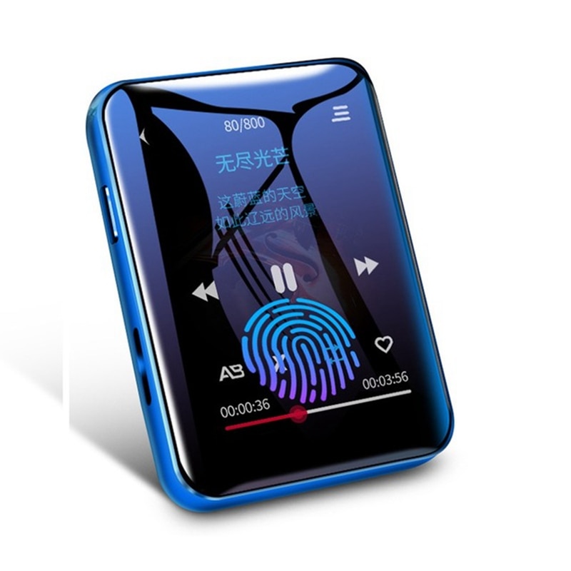 BENJIE X1-reproductor MP3 Sn, con E-Book, HiFi, 8G, Bluetooth: Blue