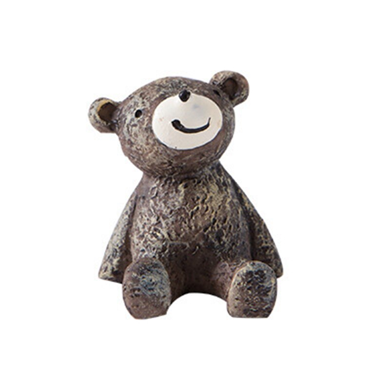 Crochets muraux noël gratuit clou unique stockage crochet décoratif bonhomme de neige Elk 3D mur crochet clé épingle à cheveux support décoratif maison: bear