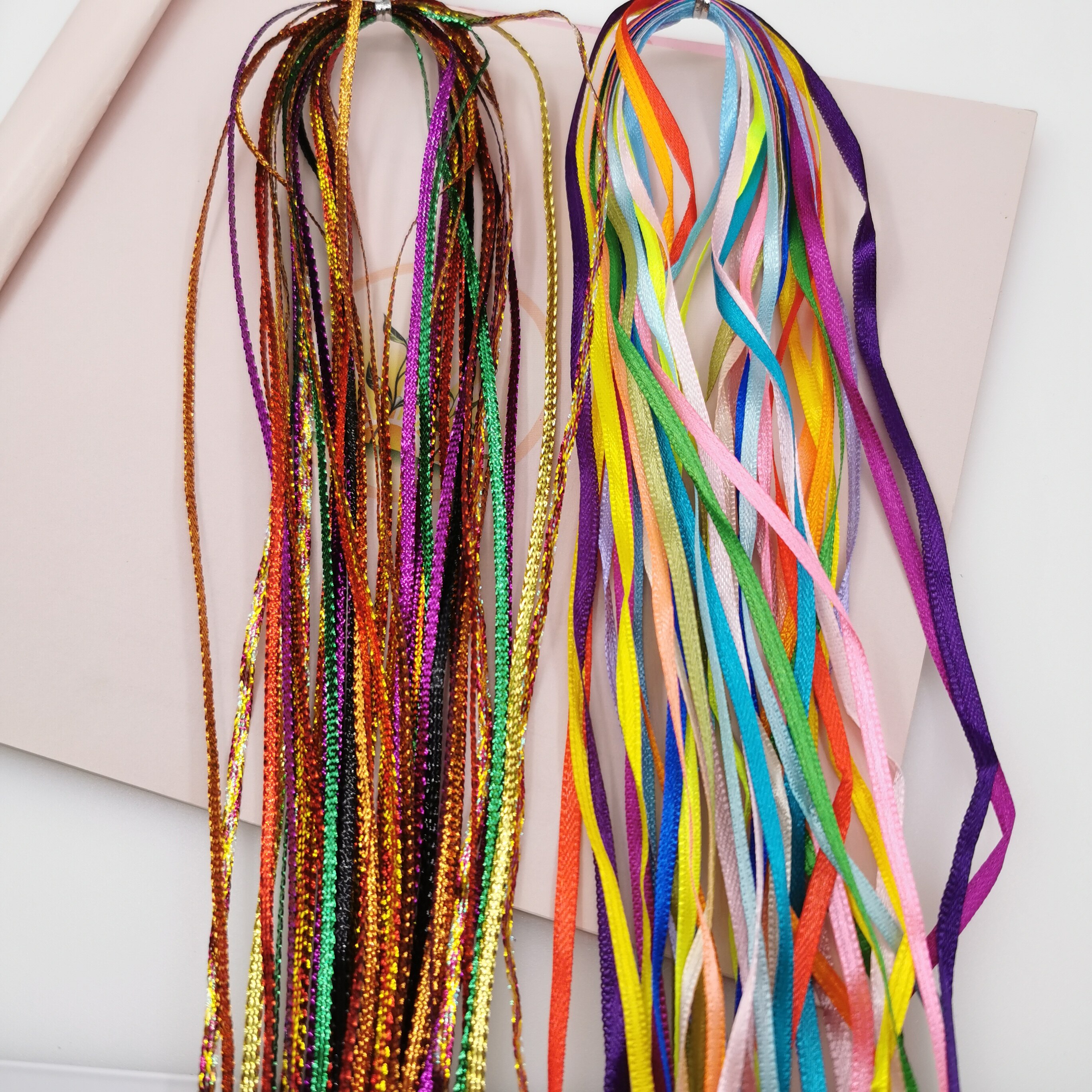 Cuerda trenzada para el pelo para mujer, banda para el pelo con degradado de Hip Hop, diadema, tocado, cinta para niños