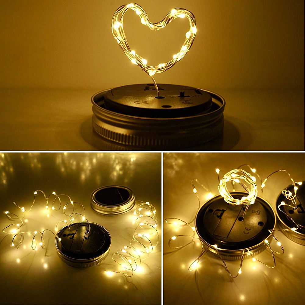 Einmach glas Lampe Solar- flasche Lichter Garten Rasen Ornament Lampe tragbare Glas Einmach glas Lampe wasserdichte vertikale Sonnen lampe (keine Gläser)