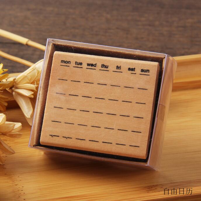 Vintage weather week challenge label stamp DIY wooden rubber stamps for scrapbooking stationery scrapbooking standard stamp: B