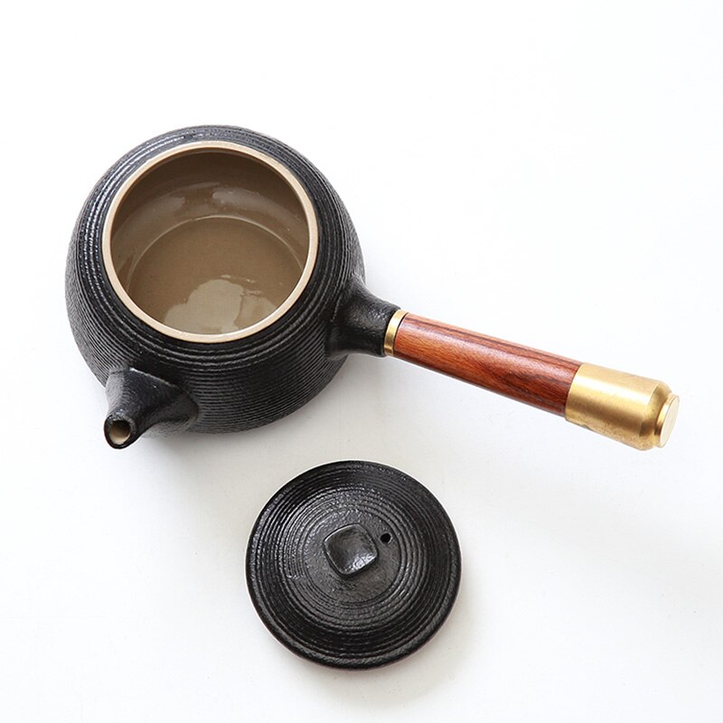 TANGPIN black ceramic teapot kettle chinese tea pot for puer chinese kung fu tea sets