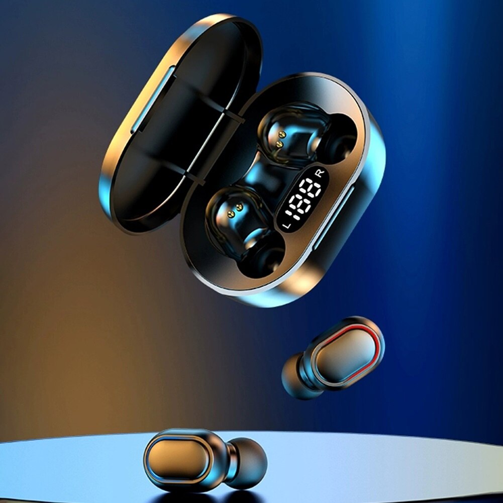 Auriculares A7S/E7S inalámbricos con Bluetooth , auriculares IPX7 impermeables deportivos estéreo 9D inalámbricos/Bluetooth 5,0