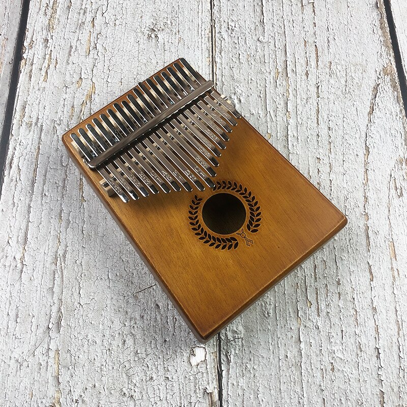 Type 17 Key Kalimba African Solid Wood Thumb Finger Piano Sanza Mbira Calimba Play with Guitar Wood Musical Instruments