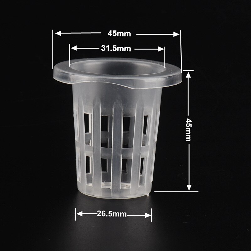 1pc Hydroponic Foam Board 600*400*30mm Greenhouse Soilless Cultivation Equipment Hydroponic Vegetable Floating Plate with Holes: White Basket(10pcs)