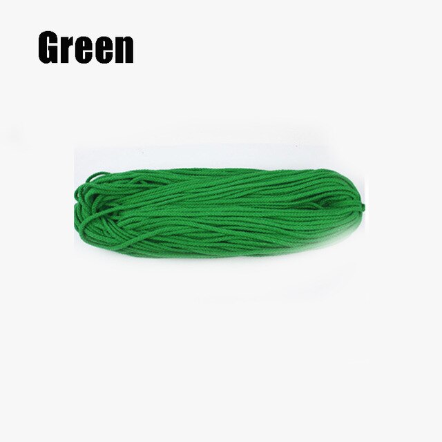 5mm*100 yards färgglad vit bomullssnöre naturlig beige tvinnad sladd rep hantverk makramesnöre gör-det-själv hemdekorationsmaterial: Grön