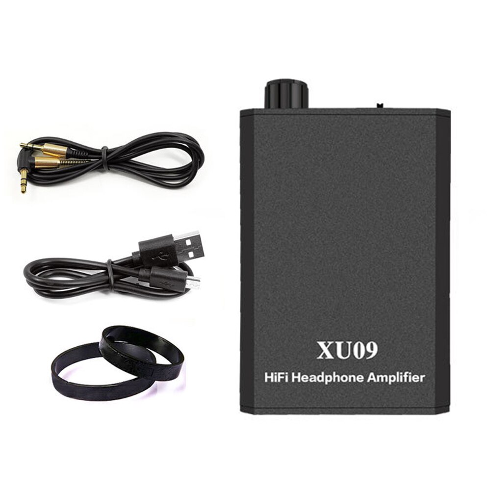 Compact Headphone Amplifier Portable Sound Improver Subwoofer Noiseless Earphone Amplifier