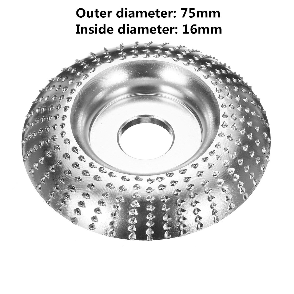 Wood Grinding Wheel angle grinder disc wood carving disc Sanding Abrasive tool 5/8inch Bore: H