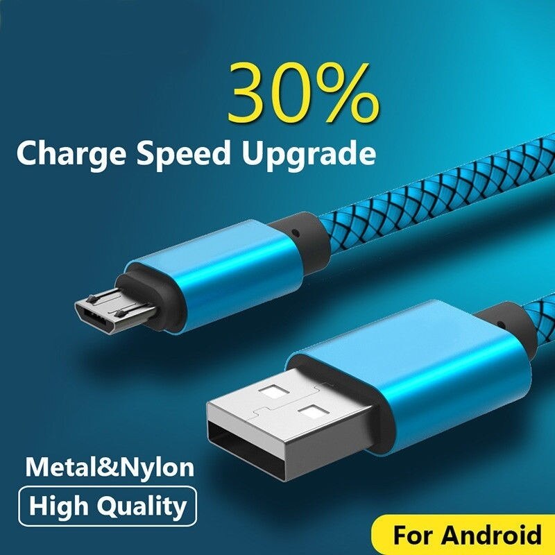 Câble Micro USB 2,4a pour recharge rapide et transfert de données, cordon de chargeur pour téléphone Huawei Y7P Y6P Y5P P Smart Honor 9A 9C 9S 8A 8S