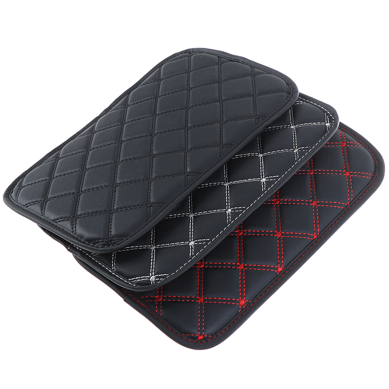 Universal 1 pieza de cuero Funda de consola central para el apoyabrazos del coche funda de apoyo del brazo para la mayoría de vehículos SUV camión Interior del coche