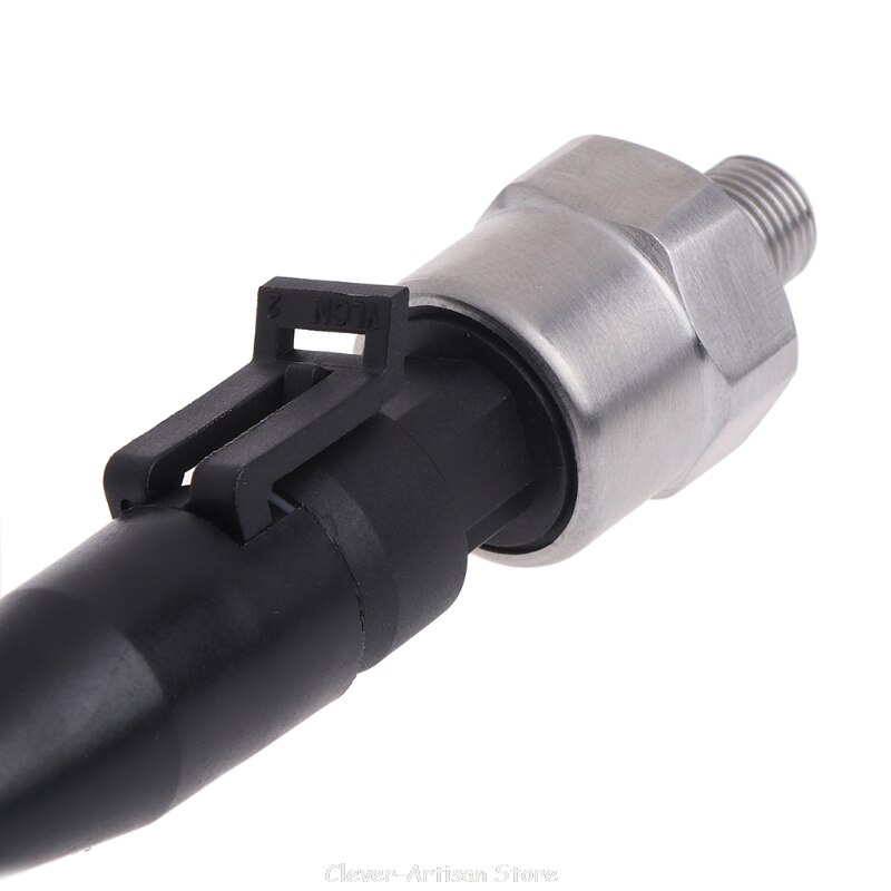 DC5V 1/8NPT Pressure Transducer Transmitter Sensor Stainless Steel Oil Air Water Au18 20