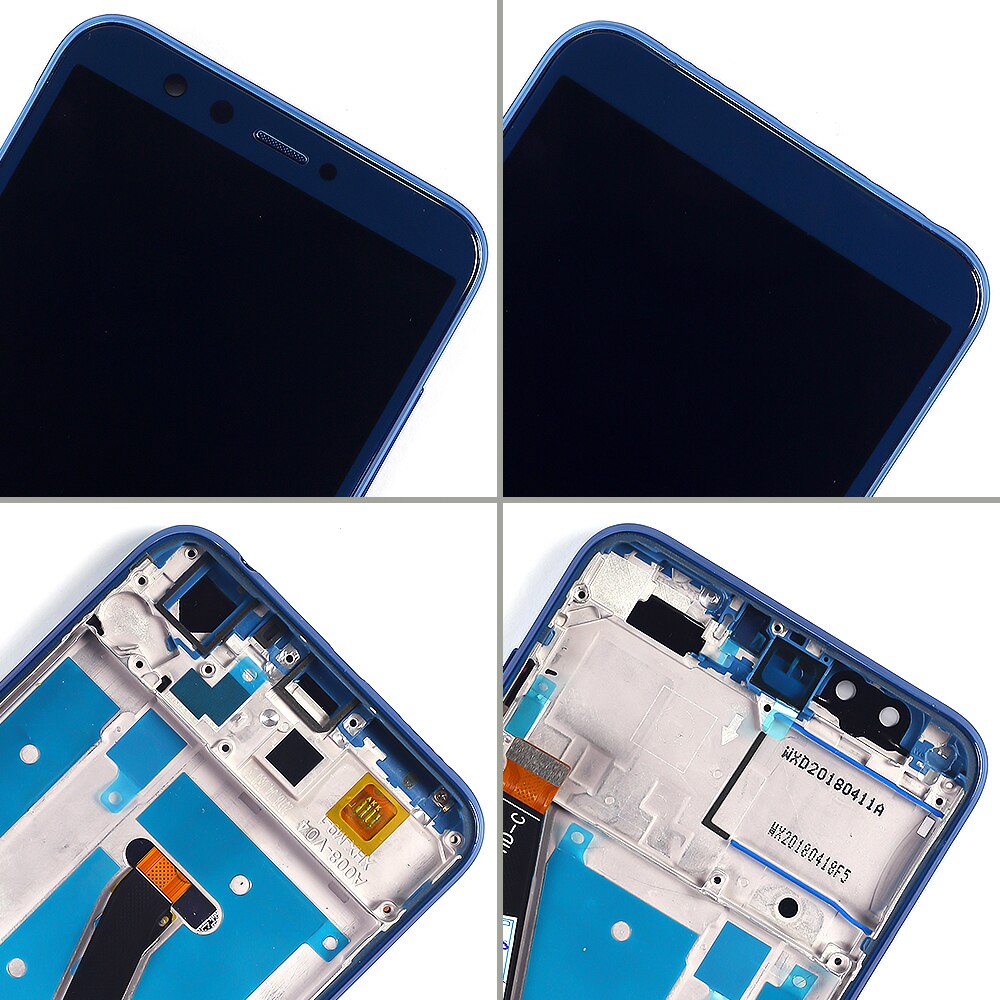 100% testowany wyświetlacz LCD robić Huawei Honor 9 lite 5.65 calowy ekran dotykowy Digitizer montaż ramki z bezpłatnym szkłem hartowanym
