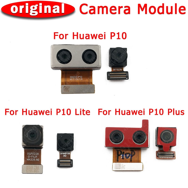 Originele Voor Achter Back Camera Voor Huawei P10 Lite Plus P10Lite P10Plus Belangrijkste Facing Camera Module Flex Vervangende Onderdelen