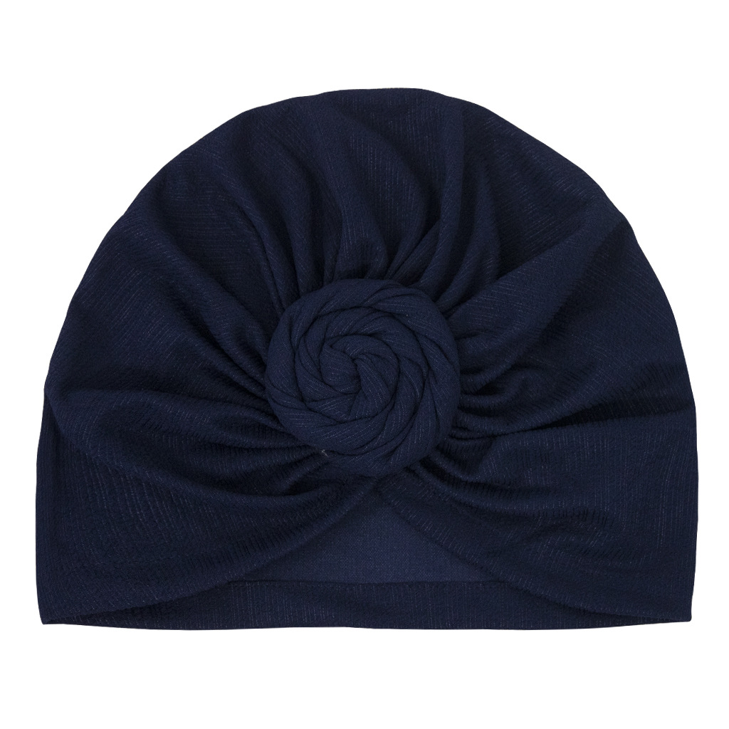 Turbante de bola vórtice disco flor viento Nacional Indio Baotou, pañuelo para la cabeza, , Popular, Europa y Estados Unidos: white