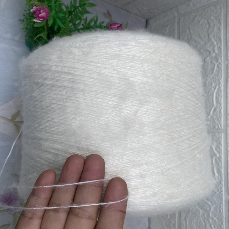 Begrænset 520g super smuk pink blød helse plys mohair garn til strikning baby økologisk akryl vævet hækletråd  x5177