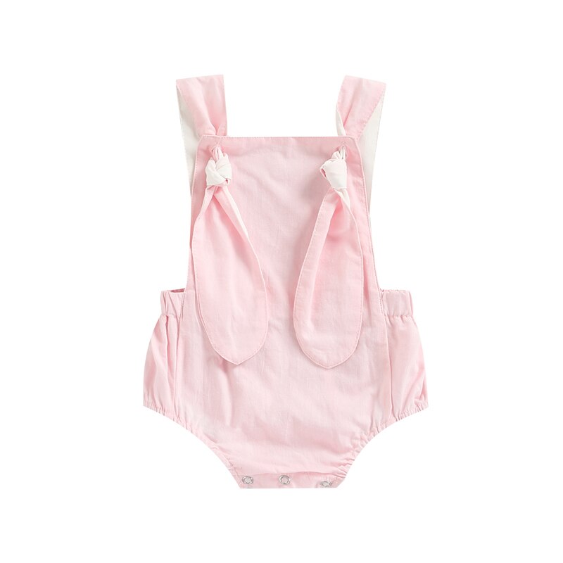 Ma &Ampere; Baby 0-18M Ostern Baby Mädchen Jungen Neugeborenen Jungen Hase Ohr Gesamt Insgesamt Party kleidung Sommer Kostümich D35: Rosa / 12-18M