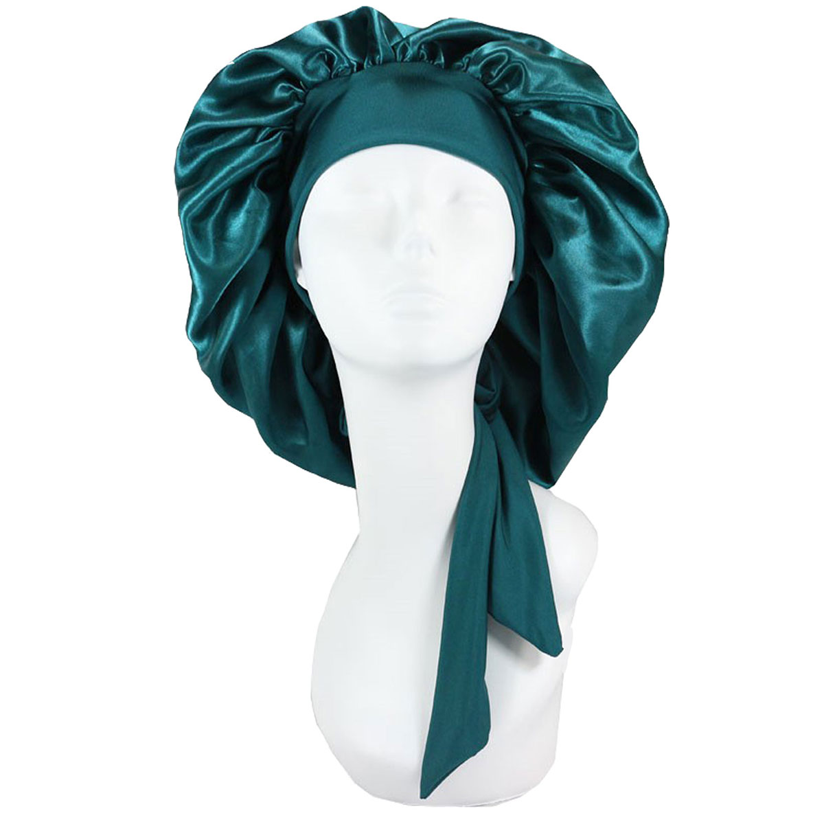 Silk Bonnet for Sleeping Women Satin Bonnet Hair Bonnet night sleep cap scarf wrap for curly hair With Tie Band for Curly Gi: Yellow cherry