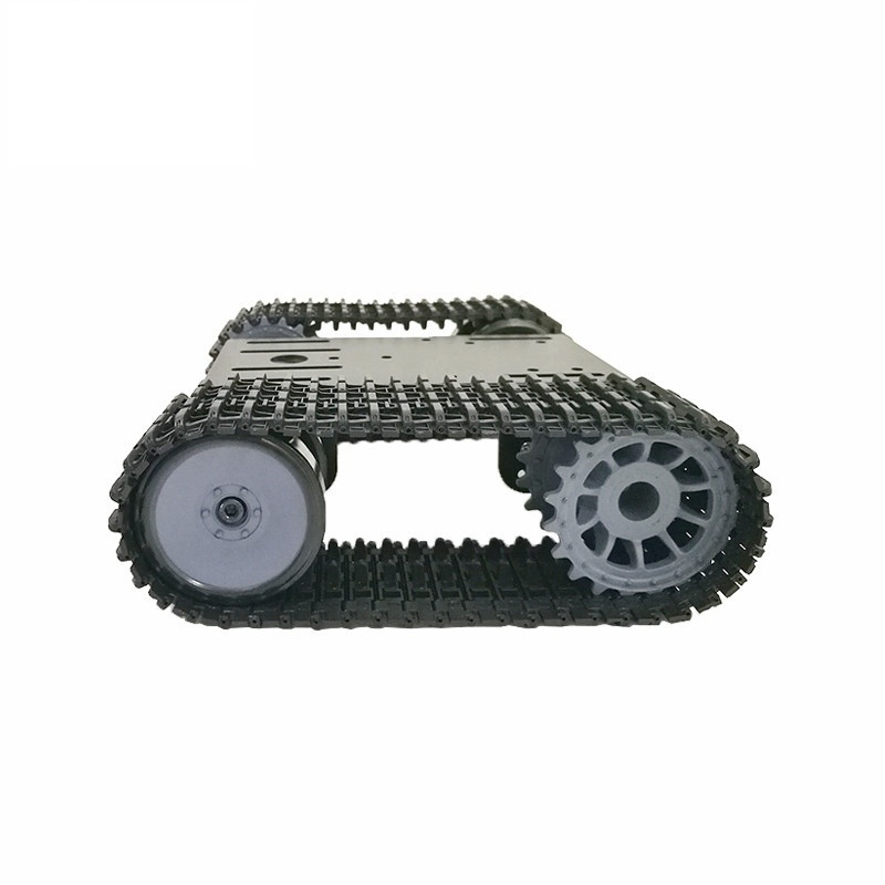 TP101 Metal Smart Crawler Robot Tank Chassis Kit With 33GB-520 12V DC Motor Aluminum Alloy Panel DIY For Arduino Toy