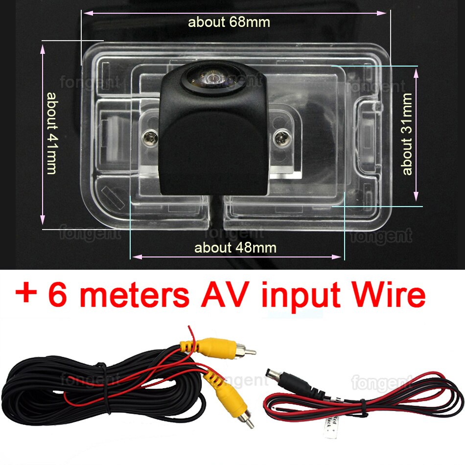Voor Suzuki Swift ZC32S ZC72S ZC82S Auto Back Up Parking Reverse Rear view Draadloze Camera: fish eye