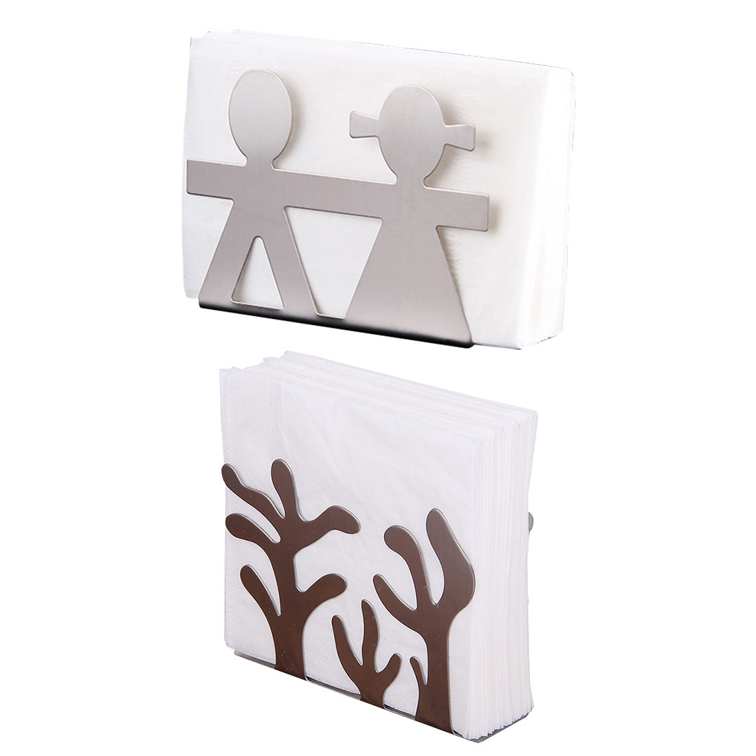 Metal Tree Pattern Napkin Holder Paper Dispenser Tissue Rack Home Party Dining Table Decor