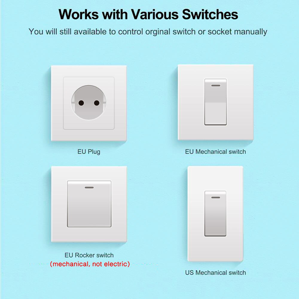 Tuya ewelink zigbee switch modul ingen neutral ingen kondensator, arbejde med tuya hub sonoff zigbee bridge zigbee 2 mqtt alexa google home