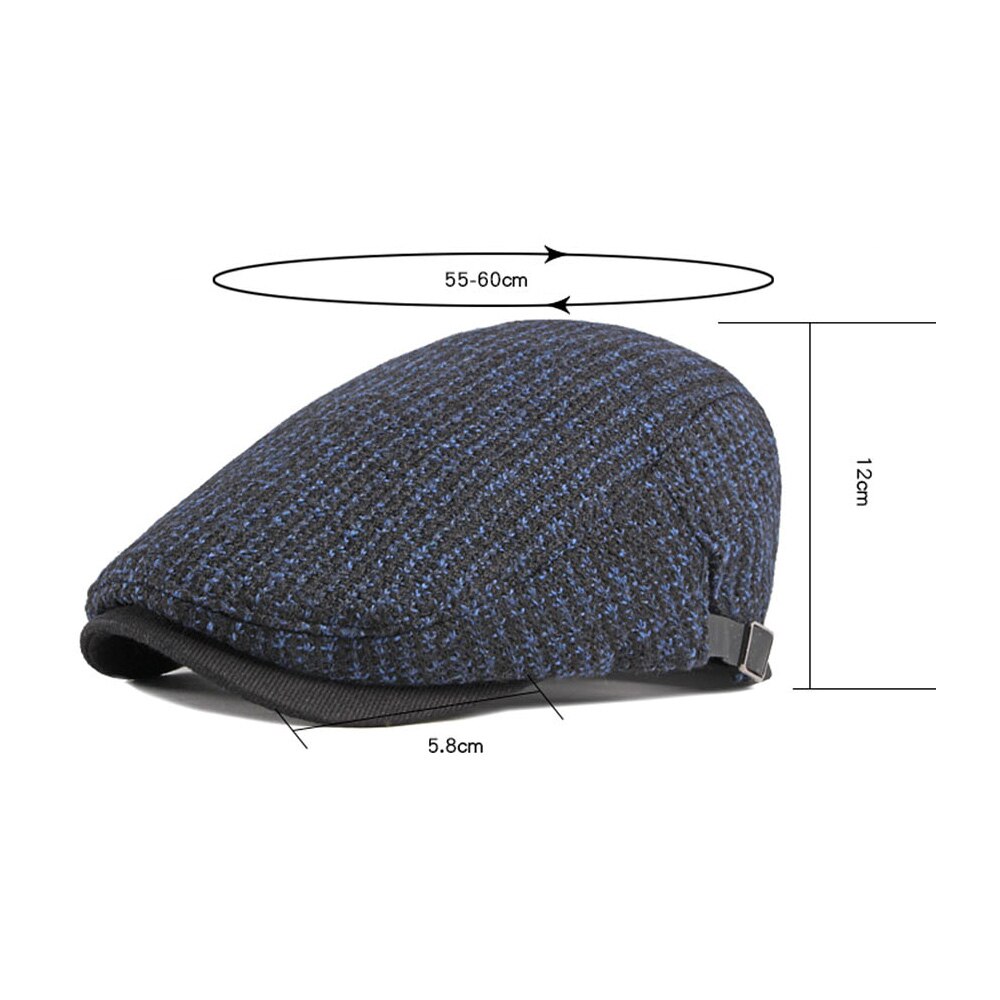 Gorra AETRENDS de otoño-invierno para hombre, Boina Retro de arte juvenil, gorra plana para hombre, Z-10119
