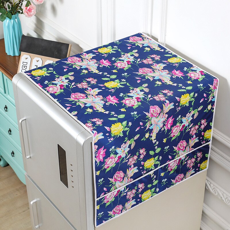 WaterProof Washing Machine Cover Refrigerator Dust Cover 70x170cm Refrigerator Covers Dustproof Fridge Cover Storage Organizer: Style 12