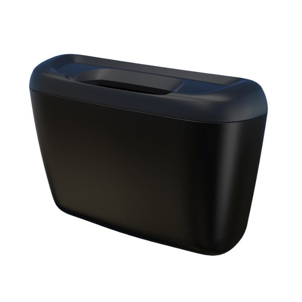 Car Trash Bin Vehicle Auto Car Garbage Dust Case Holder Box Bin Trash Rubbish car accessories #py10: Black