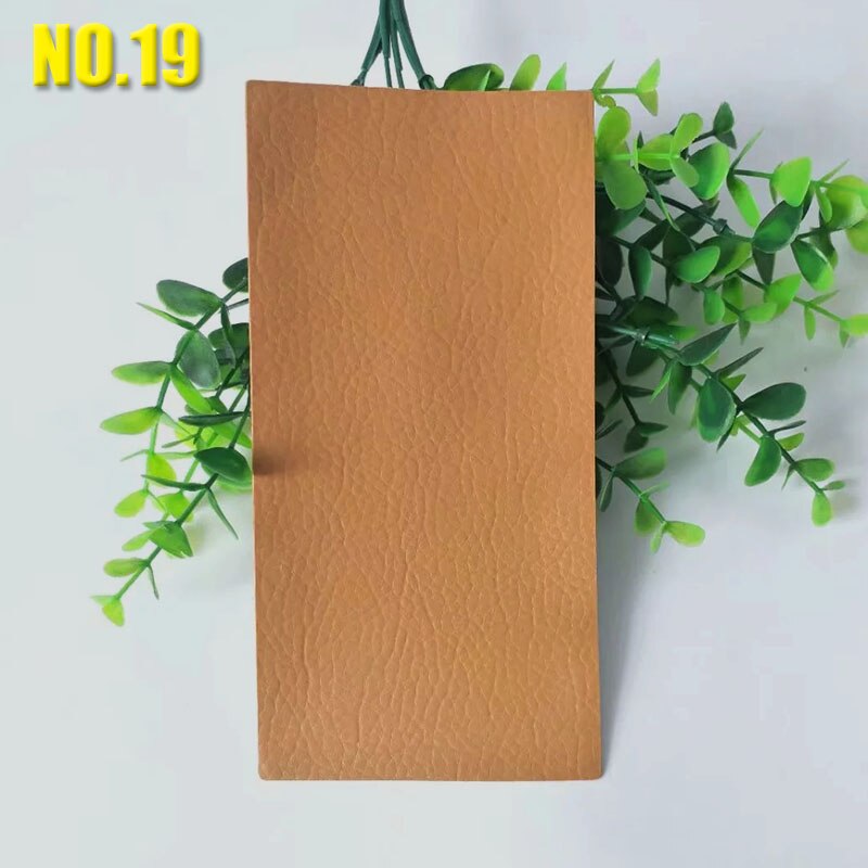 1PCS 10x20cm Leather patches patch Self Adhesive Stick-on No Ironing Sofa Repairing Leather PU Fabric Stickers Patches: NO.19