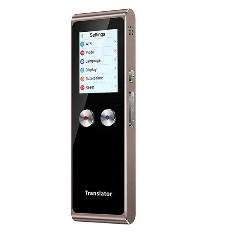 T8s -voudige stemvertaler ,70 -talige tweerichtings-slimme stemvertaler met 2 inch hd-perssignaal, draadloze wifi-verbinding: Default Title