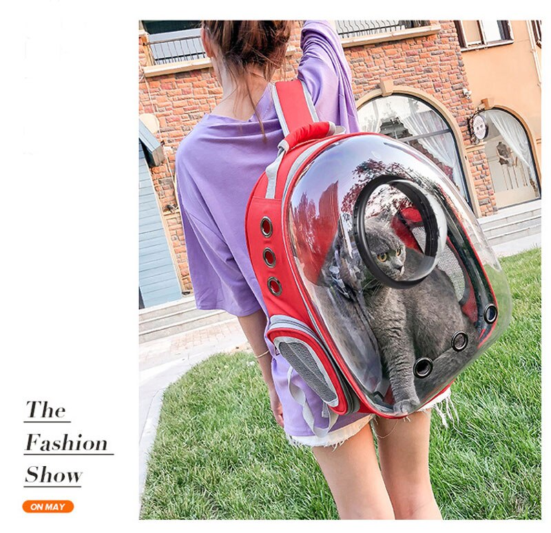 Astronaut Venster Bubble Draagtas Reistas Ademende Ruimte Capsule Transparante Huisdier Draagtas Hond Kat Rugzak