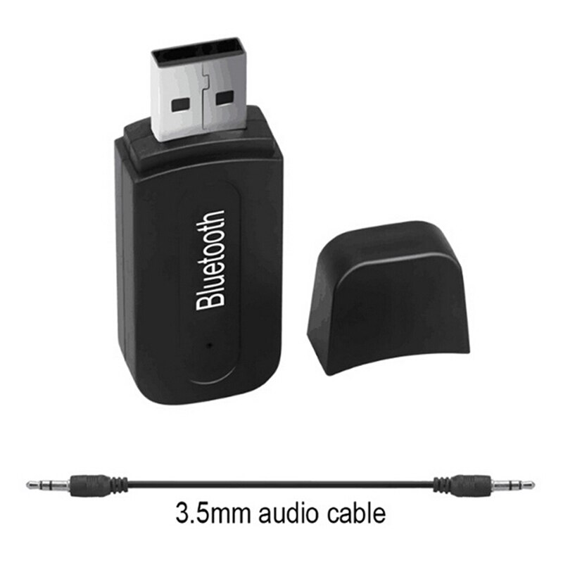 USB Bluetooth Aux Wireless Portable Mini Car Bluetooth Music Audio Receiver Adapter 3.5mm Stereo Audio for iPhone Android phones